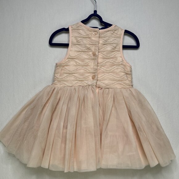 Pippa & Julie 12M Dress Girls Dusty Rose Pink One Year Princess - Picture 4 of 6